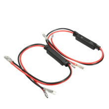 Fehlerbehebung bei Motorradbeleuchtung, LED-Lastwiderstand für Blinker, 4 x 12V LED-Upgrades mit Steckverbindern, löst Blinkprobleme bei Rollern
