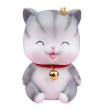 1 Gatinho De Dinheiro Vinil Para Escritório