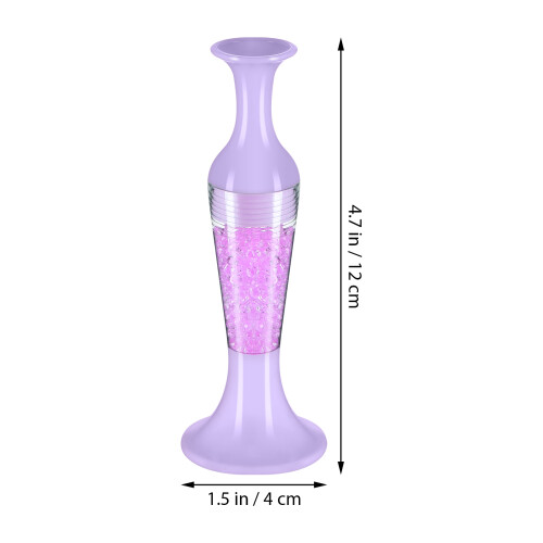 3Pcs Forma Vaso Para Colagem Unhas Flores 2