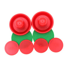 1 Set Professional Air Hockey Pucks and Pushers for Table Hockey Games as Replacement for Your Air Hockey Accessories