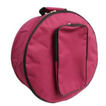 Tambourine Bag / Snare Drum Bag with Shoulder Strap / Tambourine Storage Case / Percussion Instruments Accessories (Red)
