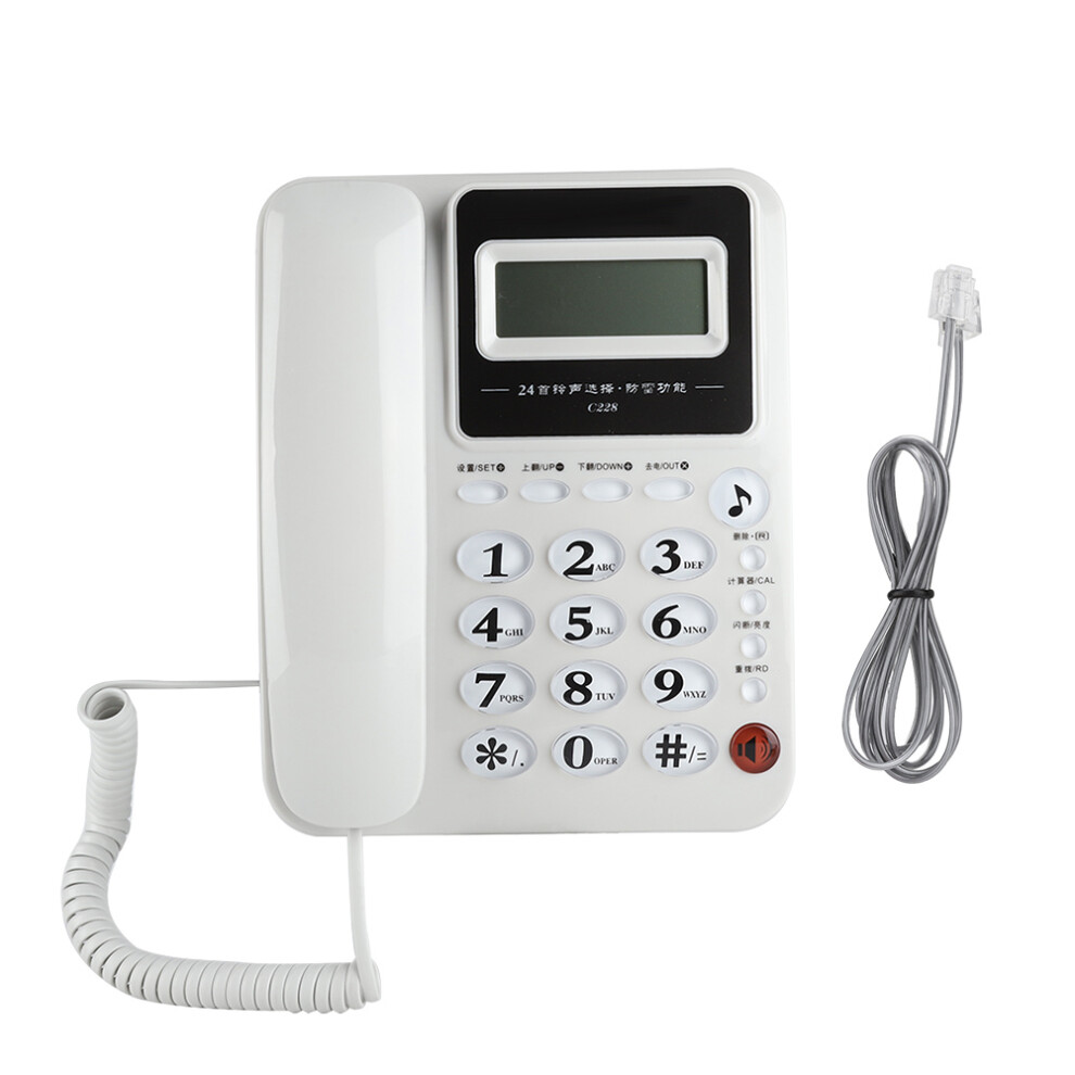 Corded Phone For Senior Landline Telephone For Visually Hearing Impaired Elderly Caller Id Speaker Amplified Hd Hands Call Large Buttons Premium Mater 9416038599989
