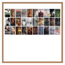 Vintage Aesthetic Scrapbook Kit, 60 Sheets, NonAdhesive Sticky Notes, DIY Crafts