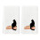 2 Piece Absorbent Cats Print Kitchen Towel Microfiber-Pattern 7 1