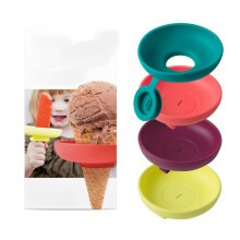 Ice cream holders for kids, ice cream holders for summer days and birthdays, popsicles, 4 pieces