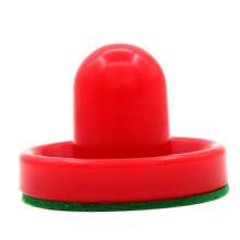8piece air hockey accessory set including pucks, paddles, and goalies. Ergonomic design, durable for exciting game nights. Red.
