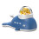 Interactive Pets Treat Dispenser Toy, Whale Shaped Feeder for 7