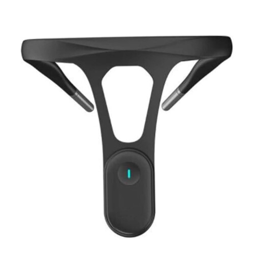 Intelligent Posture Corrector, Vibration Reminder, Adjustable Strap, Black