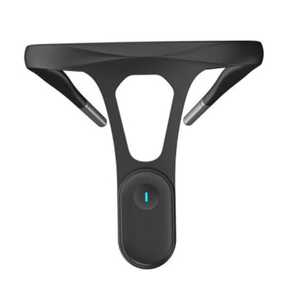 Black Intelligent Posture Corrector, Vibration Reminder, Adjustable Strap,