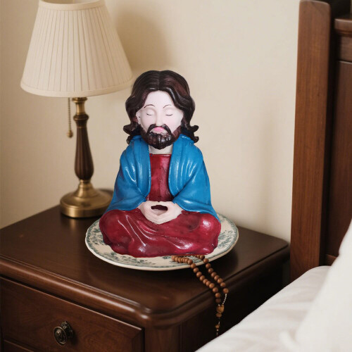 Jesus Christus-Statue, handbemalt, religiöse Figuren, 1