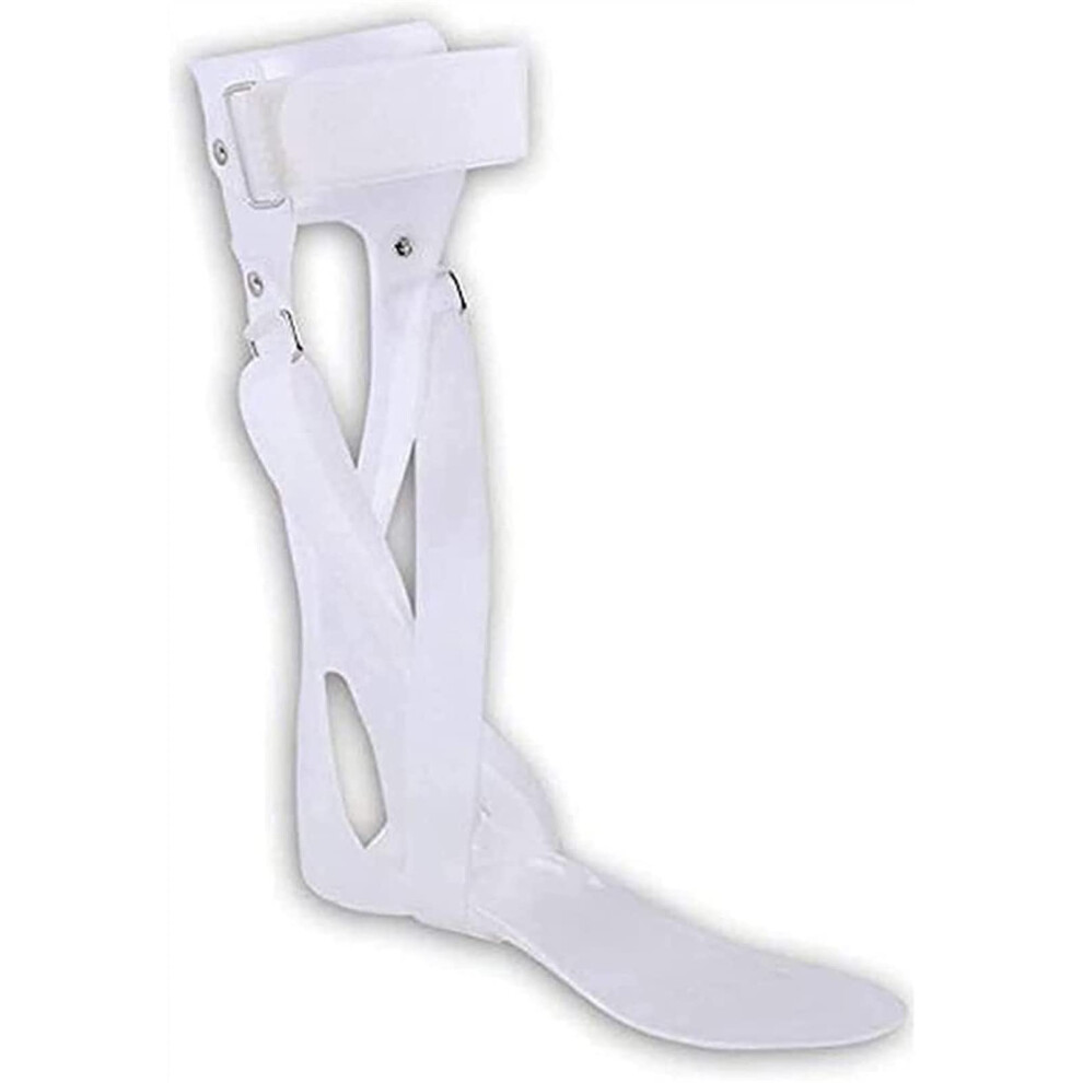 Foot lift orthosis, straightening iron, adjustable straps, foot lift for recovery (Color: A, Size: S)