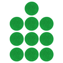 Air hockey pucks, felt pads, 59 mm/74 mm/94 mm, felt sliders, replacement table felt sliders, 10 pieces 74mm