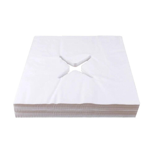 Disposable face hole table covers, 100 pcs  cotton, spa massage bed liners