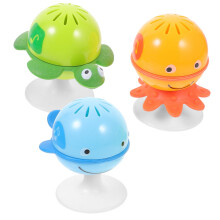 3piece rattle toy with suction cups, early learning toy for toddlers, promotes auditory and sensory skills, suitable for ages specify age range.