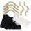 Pool table pocket, net, iron, cowhide leather, rail guide, slide rail, 1 SET 4