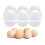 6 Grid Egg Cartons, Clear Egg Holder, Egg Basket for Fridge, Picnic Egg Container 1