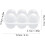 6 Grid Egg Cartons, Clear Egg Holder, Egg Basket for Fridge, Picnic Egg Container 5
