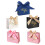 Anpassbare Goldfolien-Geschenkbox,-Rosa mit goldenem Gürtel 2