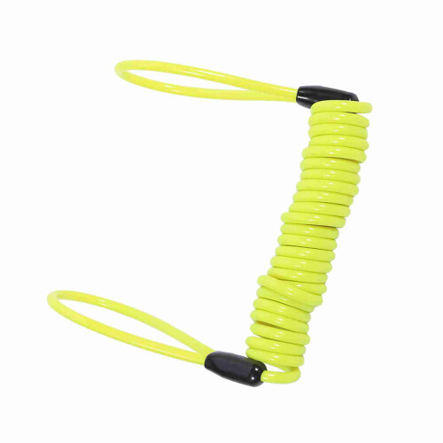 Spring Reminder Coil Cable Disc Lock Security Cable Lock Disk Lock Reminder Tool 4 Scooter Motorcycle Bike Brake Disc, Antitheft Security Multi 2