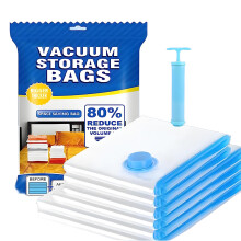 Bolsas de almacenamiento al vacío herméticas con bomba eléctrica, bolsas reutilizables con sellado por compresión que ofrecen robustez y