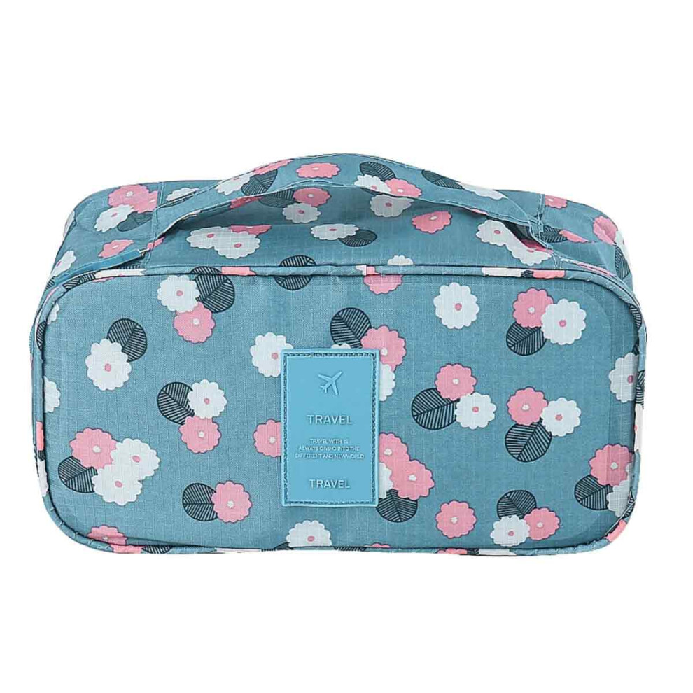 Hanging Toiletry Bag for Travel, Large Capacity Waterproof Makeup Cosmetic Organizer with Sturdy Hook and Multiple Compartments, Portable Makeup Pouch
