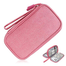 Pochette de rangement pour accessoires électroniques, étui résistant aux chocs pour ranger les câbles de voyage, sac portable et léger avec
