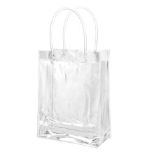 Wiederverwendbare Tragetaschen, Verpackungen für Gastgeschenke, transparente Geschenktüten mit Henkeln, praktische wasserdichte PVC-Tragetaschen