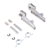 Reposapiés delanteros de aleación de aluminio para Kawasaki ZX-10R. Alta calidad, duraderos, fáciles de instalar, elegantes, de repuesto para
