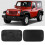 Support de plaque d'immatriculation supprimé pour Jeep Wrangler JK. Construction robuste, ajustement conforme aux spécifications d'origine, 6