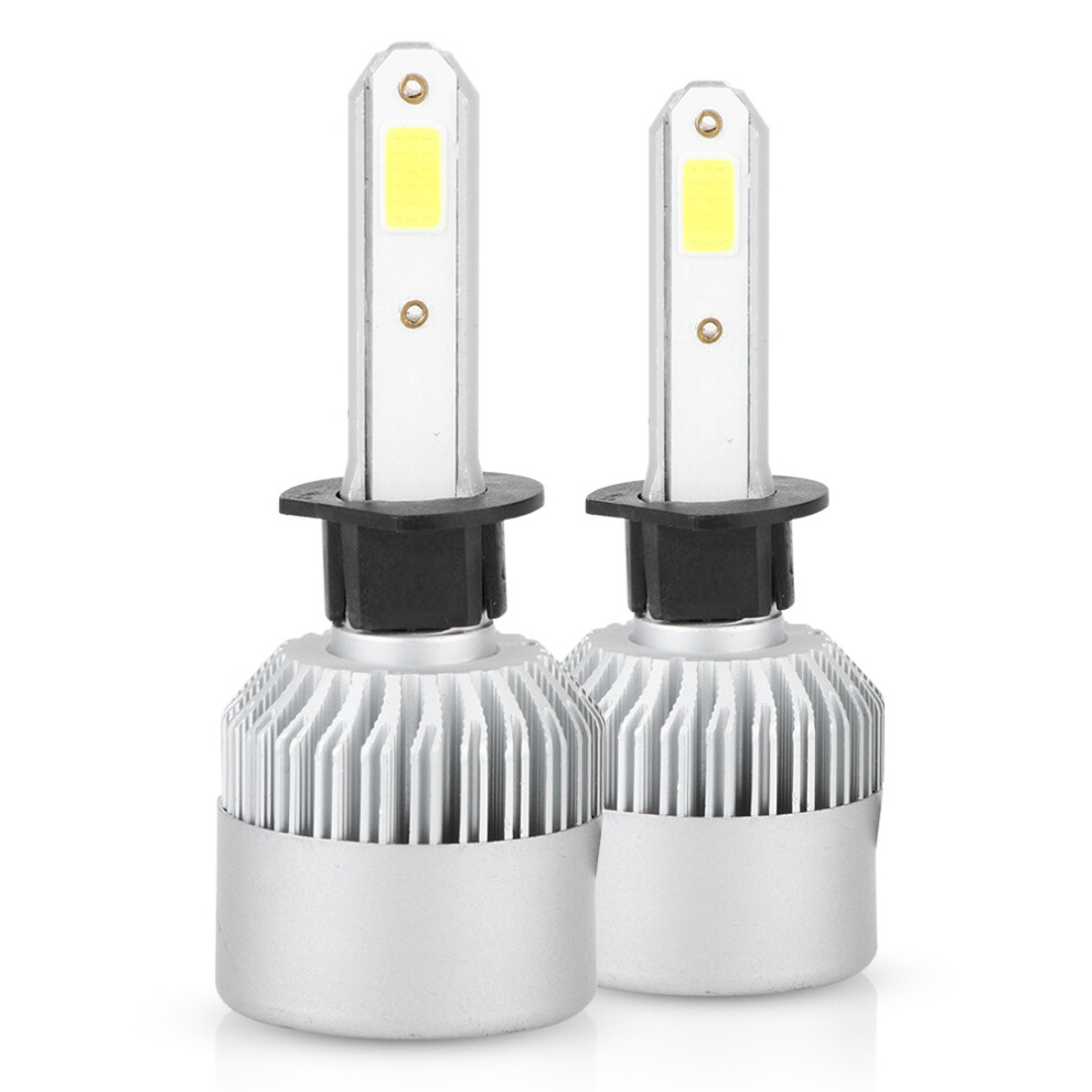 H1 Car Fog Bulb Super Bright Led Auto Head Lamp Replacement W/ Efficient Heat Dissipation & Natural Compatible W/ Most Vehicles Light/White 9139052976740