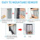 Μαγνητική πόρτα με σήτα εντόμων, ευέλικτη πρόσβαση χωρίς χέρια για κατοικίδια 5