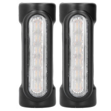 LED-Blinker für Motorräder, universell passend, wasserdicht, für 1-1/4-Zoll-Sturzbügel, zweifarbige LEDs, einfache Installation,