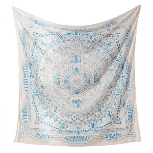 Boho Bedding Λευκό Χρυσό Queen Κάλυμμα, Πνευματικό Διακόσμημα για έναν Μποέμικο Τρόπο