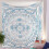 Boho Bedding Λευκό Χρυσό Queen Κάλυμμα, Πνευματικό Διακόσμημα για έναν Μποέμικο Τρόπο 2