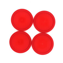 8 pieces mini air hockey pucks game table hockey puck accessories red