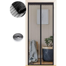 Magnetische hor voor terras en balkon, robuust gaasgordijn met automatische sluiting voor frisse lucht en bescherming tegen insecten, huisdier- en