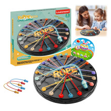 Brainy Knots Rope Challenge Puzzle Logic Games, Knots for Children 3 (Patent Protected)