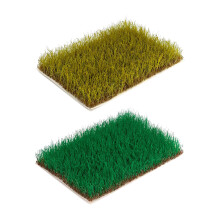 2 Pack Nylon Grass Tufts Fade Resistant Model for Train-A