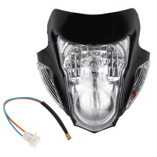 Motorrad-Scheinwerfer-Set, hochtransparenter LED-Scheinwerfer für Dirtbikes mit stromlinienförmigem Design, universelle Offroad-Beleuchtungslösung