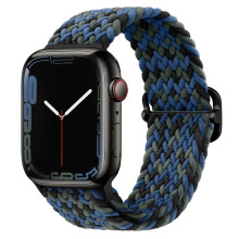 Pulseira esportiva Solo Loop compatível com Apple Watch, design inovador com fecho magnético ajustável, tecido de nylon elástico, respirável e
