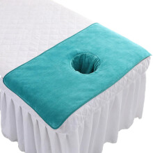 Massage table cover, 15.8 x 31.5 inch rectangle thick massage bed cover, blue eyelash bed cover for massage tables, massage bed cover
