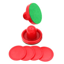 1 Set of Air Hockey Replacement Pucks and Paddles for Air Hockey Table Games Accessories for Unforgettable Leisure Moments