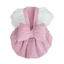 Corduroy Pet Outfit Including Leashes Clip Multiple Size For-M