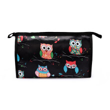 Trousse de toilette élégante à motifs raffinés, compacte et résistante, pochette multifonctionnelle spacieuse pour femme, trousse de maquillage
