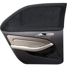 Pare-soleil de lunette arrière en maille respirante avec fonction d'occultation, installation facile, idéal pour le camping en voiture, en spandex