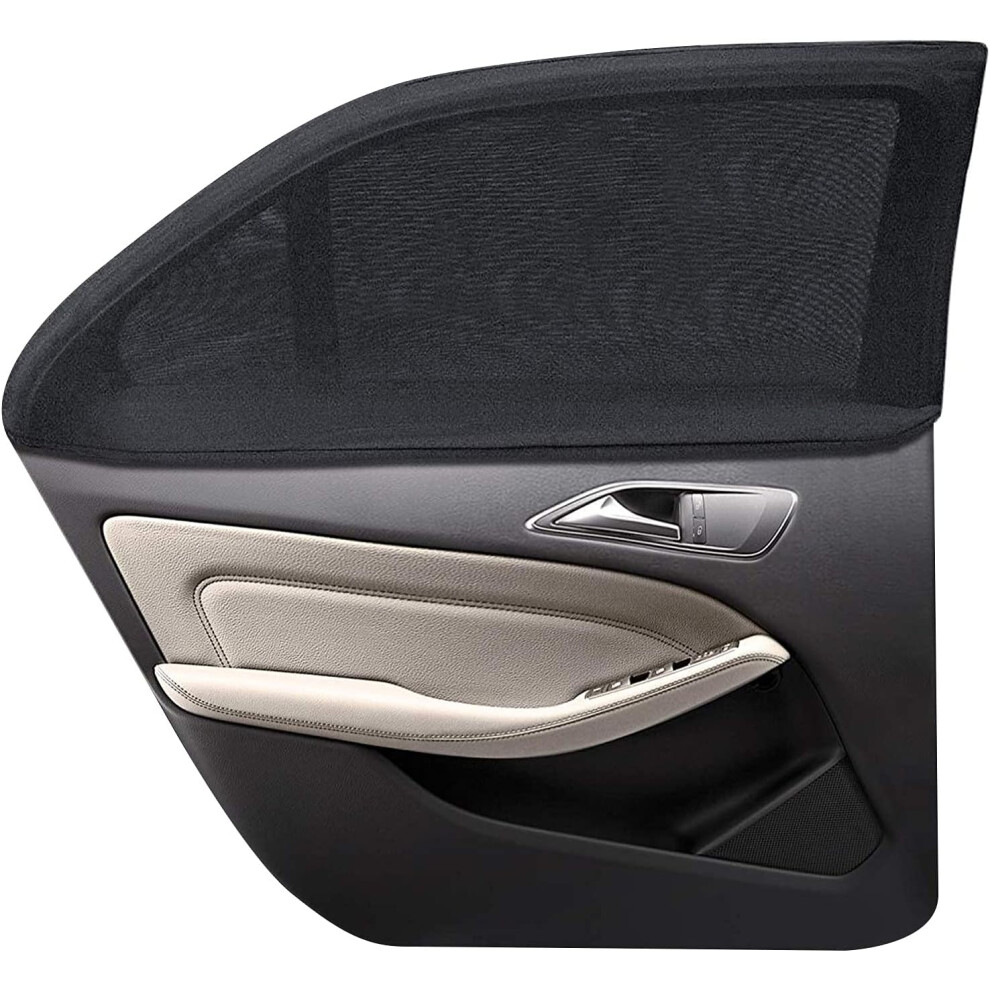 Rear Window Coverage, Breathable Mesh Sun Shade W/ Privacy Shade Feature, Easy Installation 4 Car Camping Adventures, High Density Spandex 9139052062771