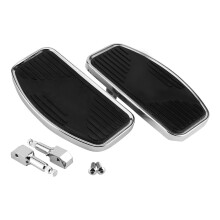 Pedana poggiapiedi anteriore per moto, adatta per il pilota, resistente alla ruggine e all'usura, dal design elegante, realizzata in metallo di alta