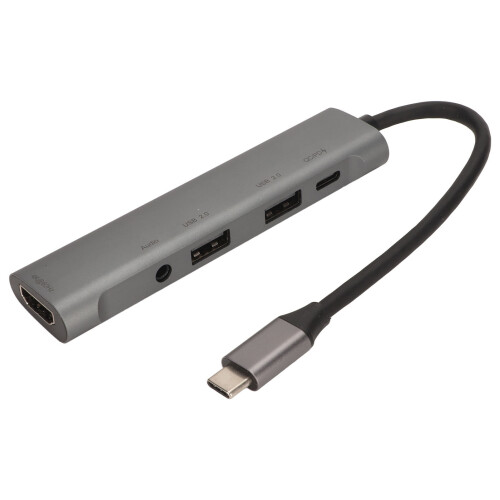 Διανομέας USB πολλαπλών θυρών με θήκη από κράμα αλουμινίου, προσφέρει γρήγορη