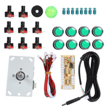 Kit de juegos arcade fiable para jugadores exigentes. La instalación a presión facilita la personalización y los componentes de larga duración