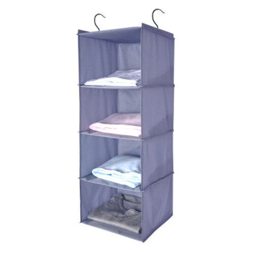 Foldable Closet Organizer, 30 * 30 * 80cm Dimensions, 4 Compartments For Versatile Storage Solutions 1